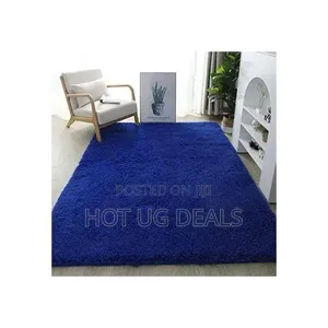 Medium Fluffy Shaggy Center Carpet 1.5m X 2m – Soft Luxury- Royal Blue