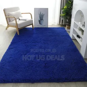 Medium Fluffy Shaggy Center Carpet 1.5m X 2m – Soft Luxury- Royal Blue