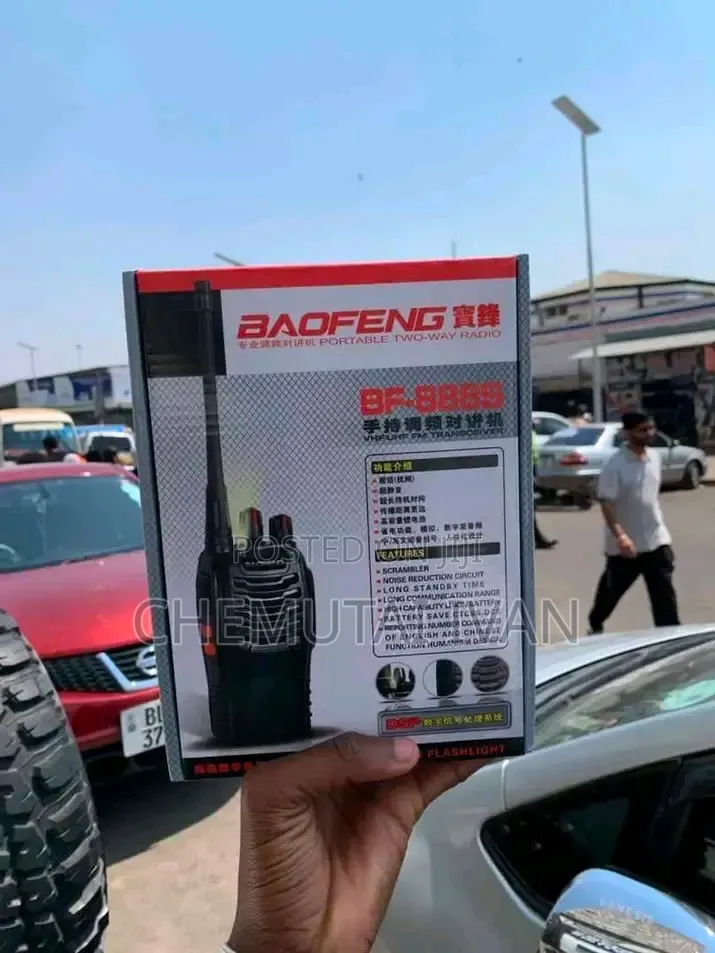 2pcs of Bf-888s Walkie Talkie