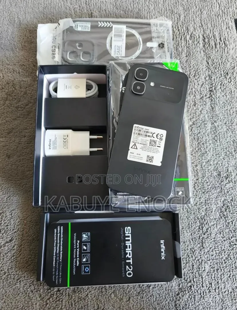 New Infinix Smart 20 128 GB Black