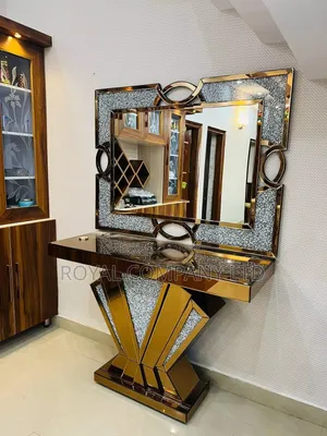 Console Table Golden
