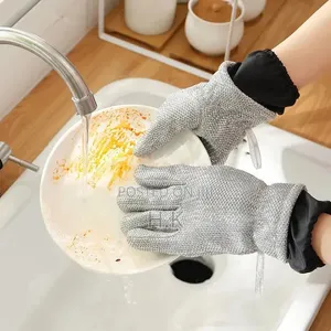 Steel Wire Dishwashing Gloves Pair