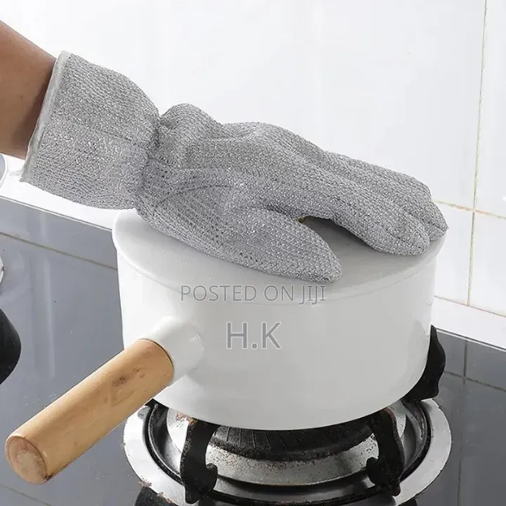 Steel Wire Dishwashing Gloves Pair