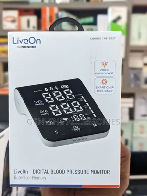 Porodo Liveon Rechargeable Upper Arm Bp Monitor