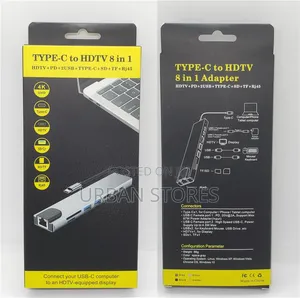 USB-C to HDTV Hub 8 in 1
