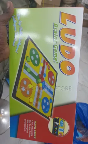Ludo Brains Game!, a Portable, Folding Magnetic Travel Board Game.