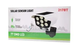 Solar Outdoor Security Movement Sensor Light With Remote