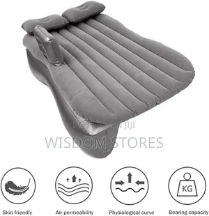 Waterproof Multipurpose Black Inflatable Bed for Car/Home/SUV/Muv-156