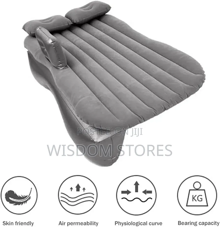 Waterproof Multipurpose Black Inflatable Bed for Car/Home/SUV/Muv-156