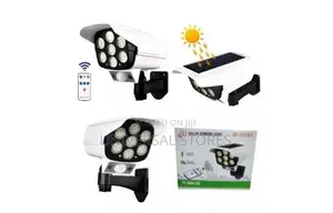 Solar Outdoor Security Movement Sensor Light With Remote
