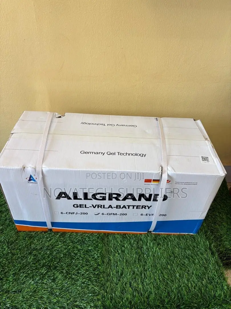 200Ah ALLGRAND Pure GELBattery – 12 Nominal v Solar Storage