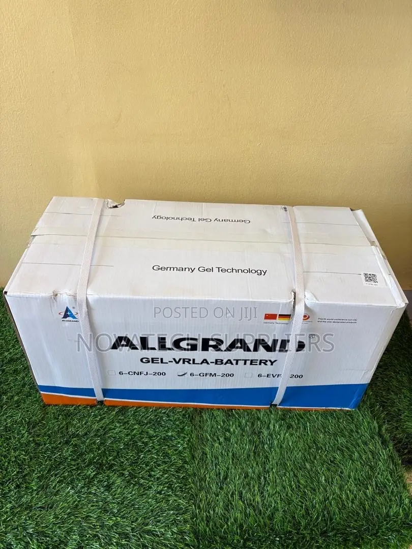 200Ah ALLGRAND Pure GELBattery – 12 Nominal v Solar Storage