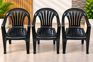 1Pcs Black Colorful Plastic Chairs Plastic Chairs