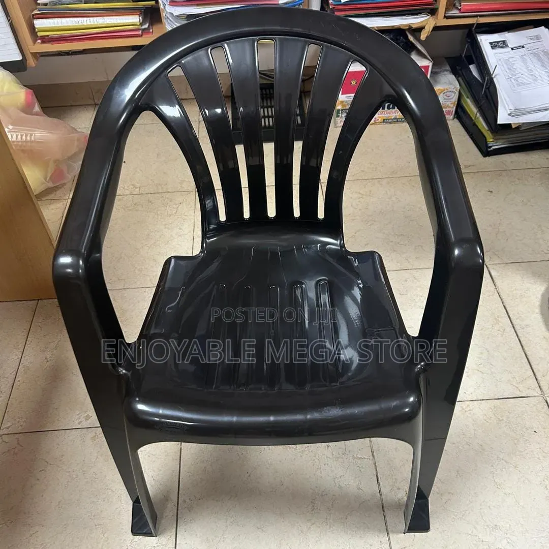 1Pcs Black Colorful Plastic Chairs Plastic Chairs