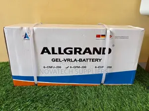 ALLGRAND 200Ah Deep Cycle GEL Battery – 12V Solar Inverter Use