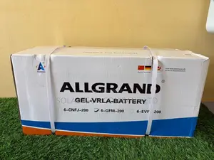 ALLGRAND 200Ah 12V Pure GEL Solar Battery – 3 Years Warranty