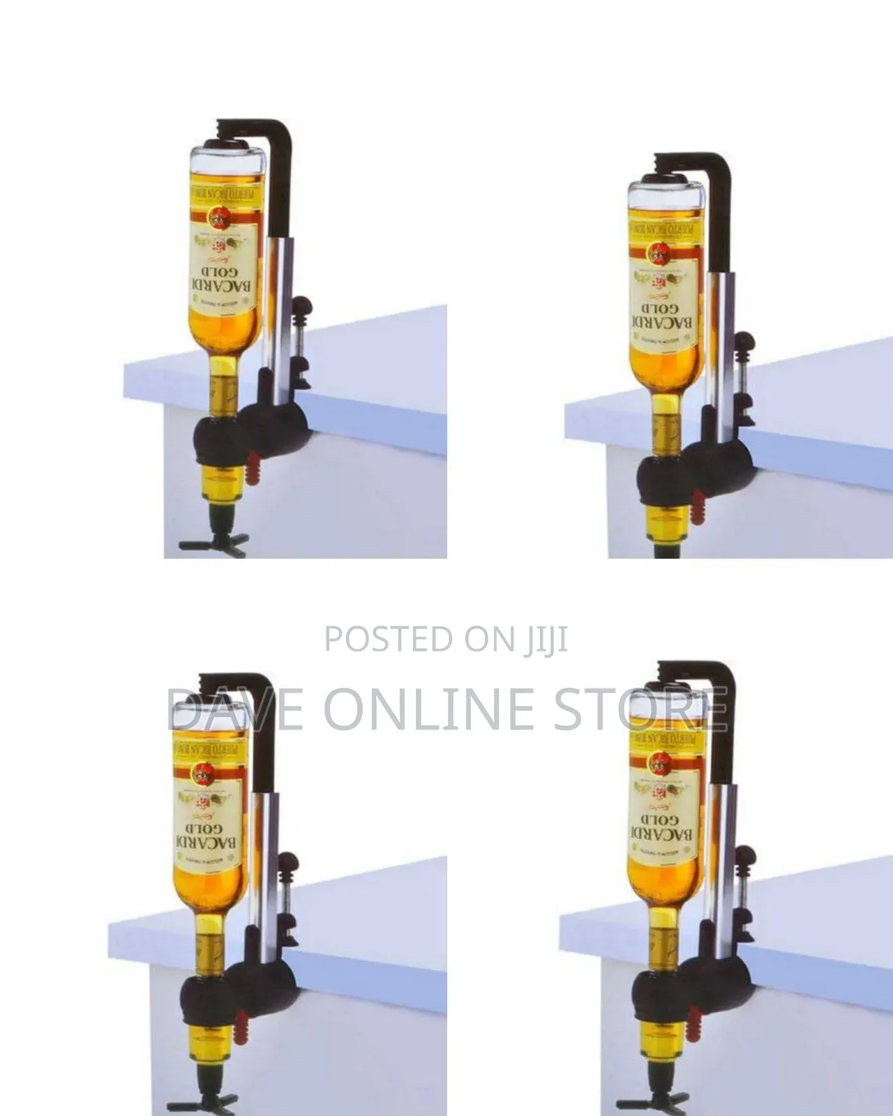 Single-Bottle Table-Clamp Liquor Dispenser