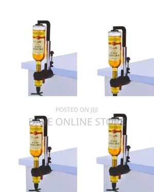 Single-Bottle Table-Clamp Liquor Dispenser