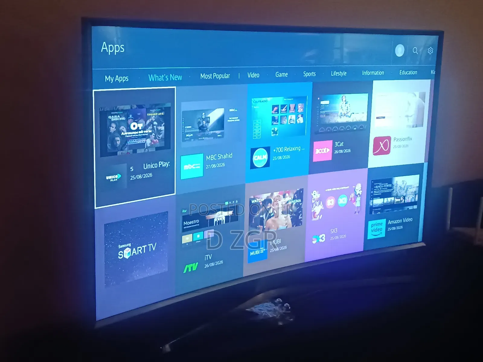 48" Full HD Curved Samsung Smart TV