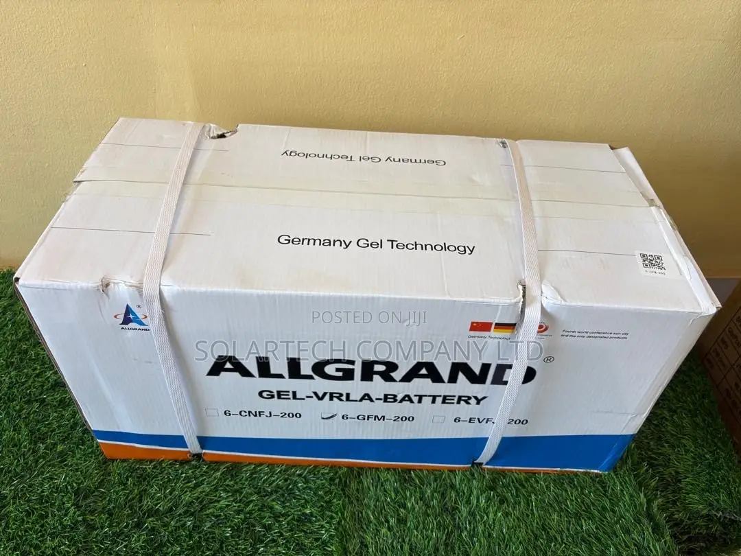2.4kWh 200Ah 12V Pure GEL Solar Battery – ALLGRAND