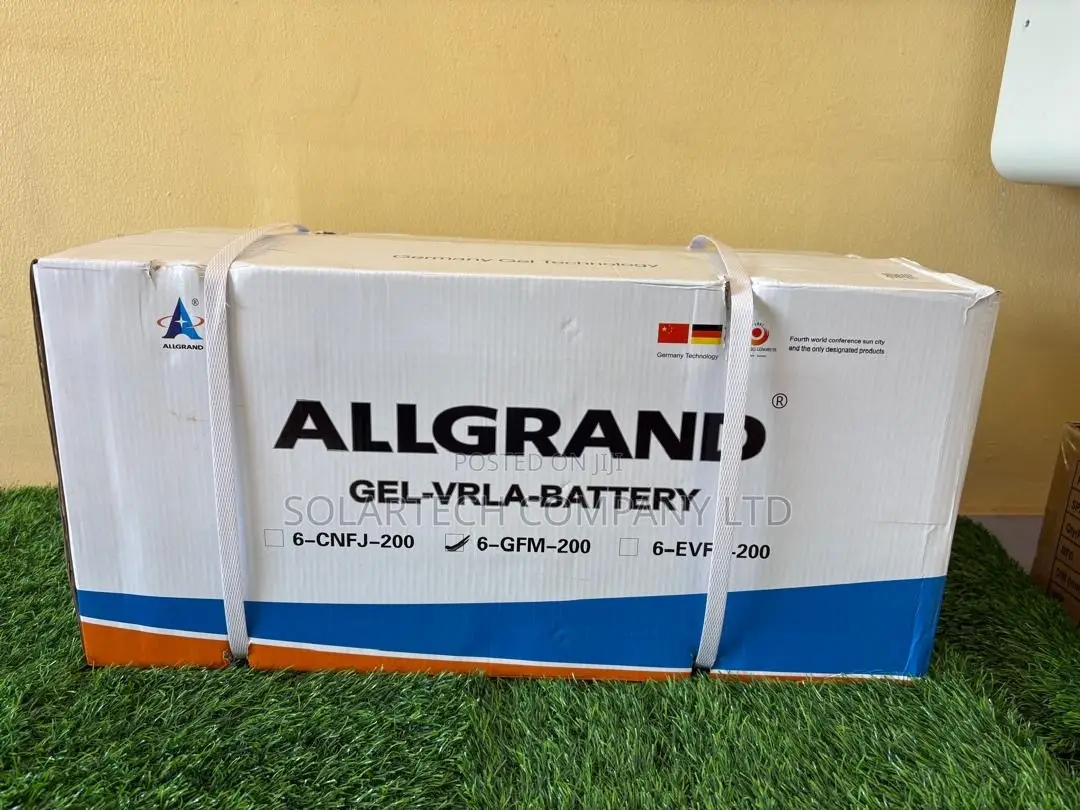 ALLGRAND 12V 200Ah GEL Battery –Heavy Duty Solar Backup Solution Boxed