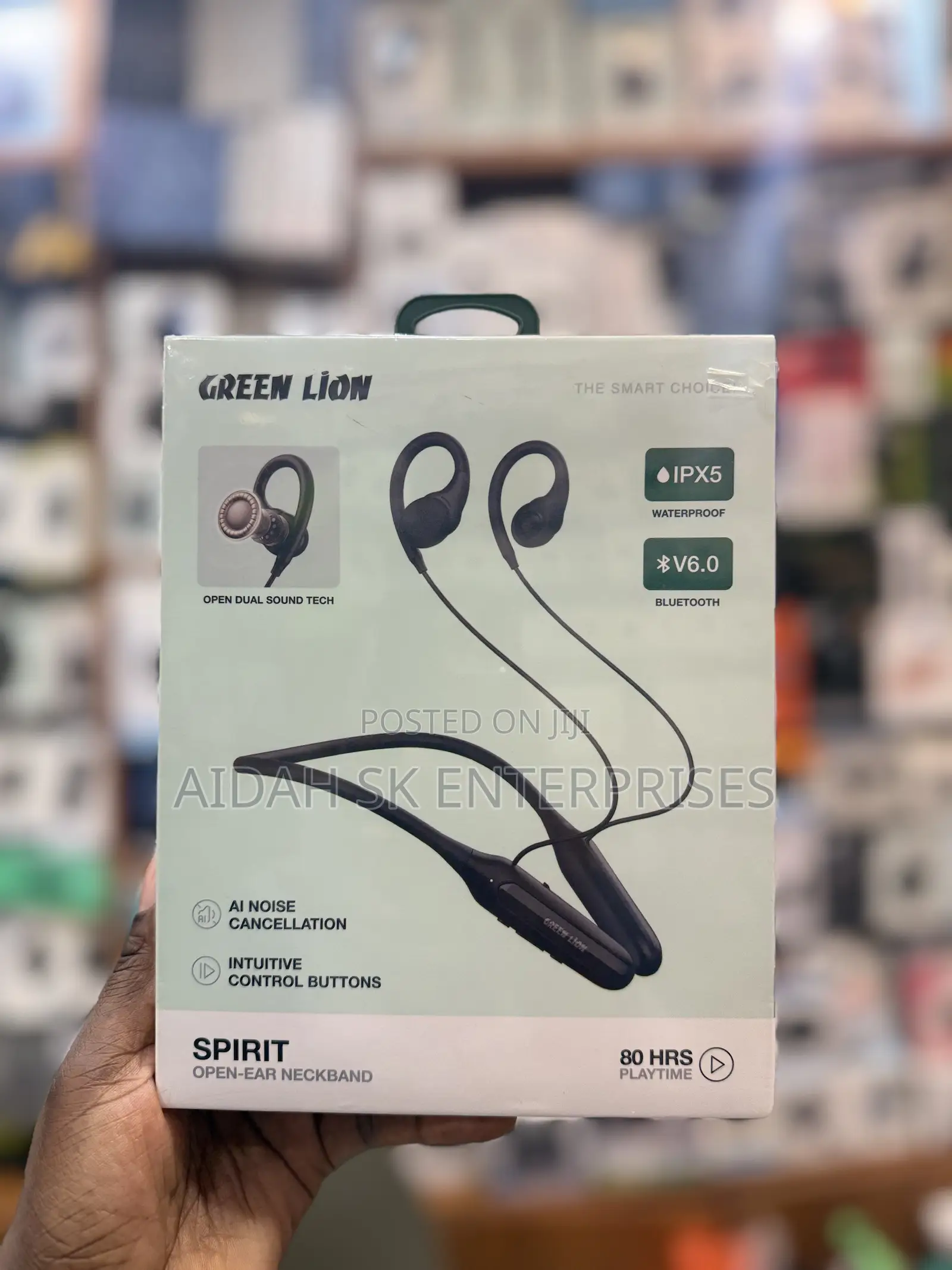 Green Lion Spirit Open-Ear Neckband
