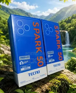 New Tecno Spark 50 128 GB Black