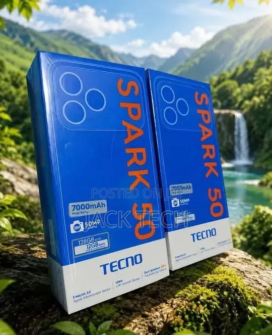 New Tecno Spark 50 128 GB Black