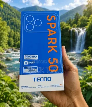New Tecno Spark 50 128 GB Black
