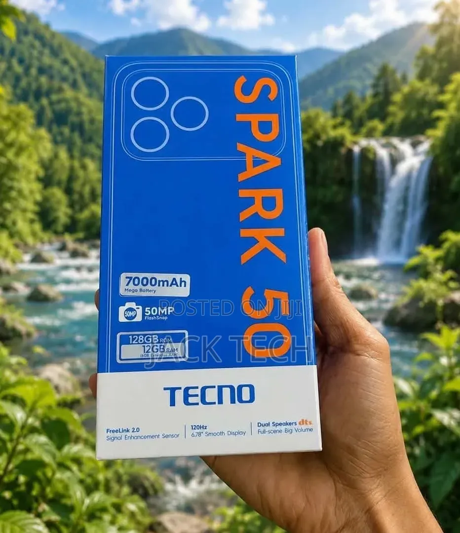 New Tecno Spark 50 128 GB Black