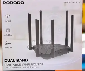 Box for the Porodo Dual Band Portable Wi-Fi Router