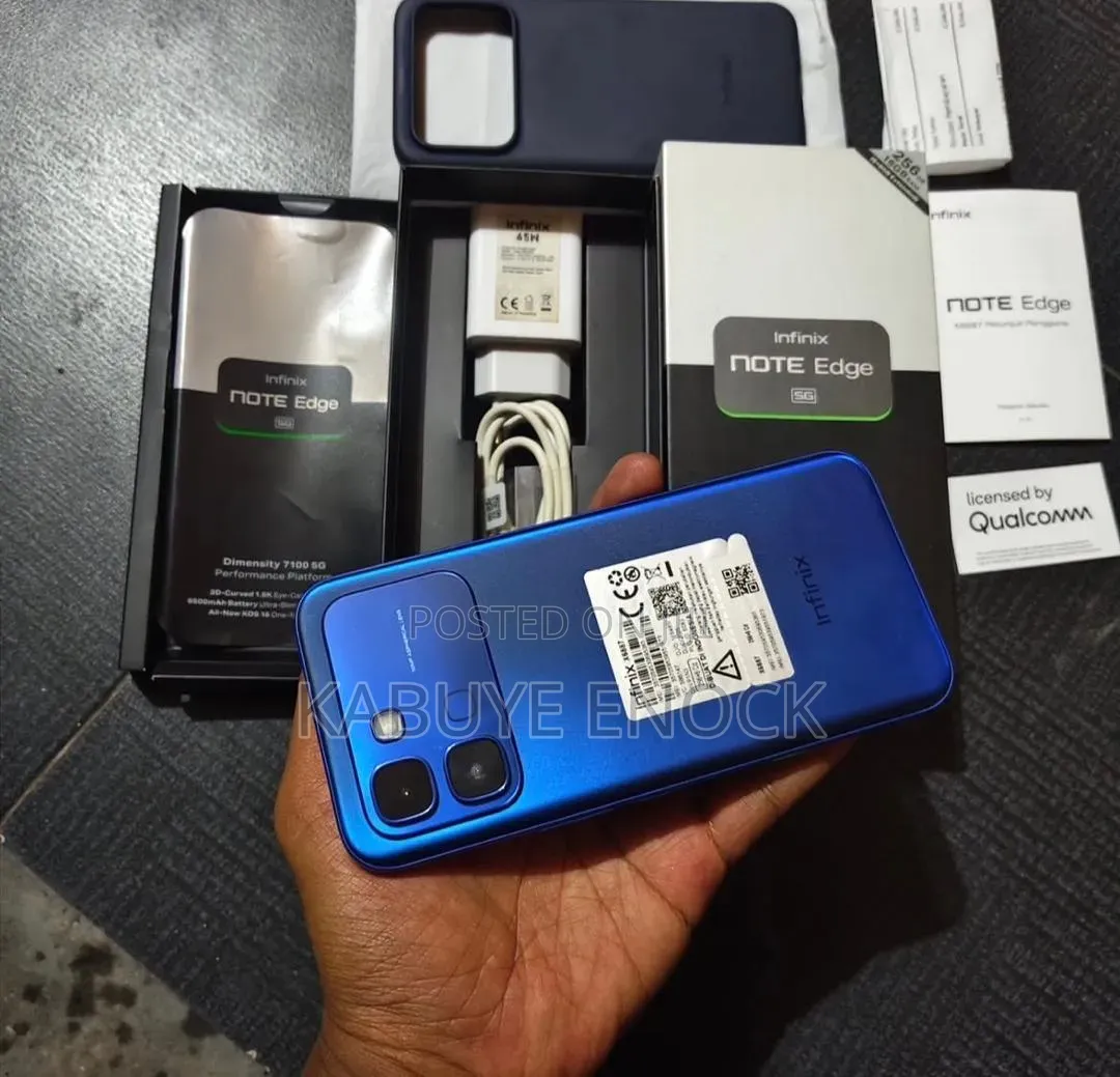 New Infinix Note Edge 256 GB Blue