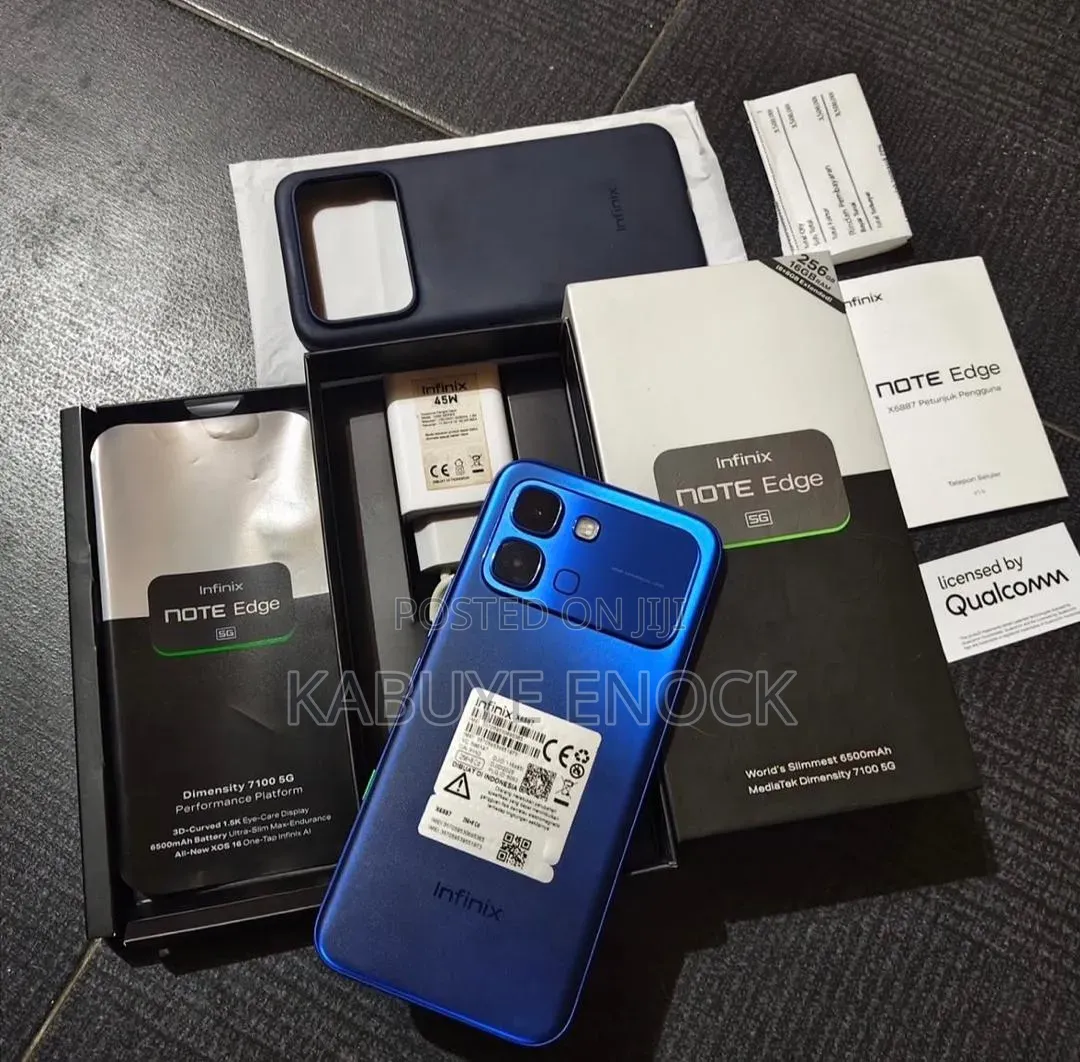 New Infinix Note Edge 256 GB Blue