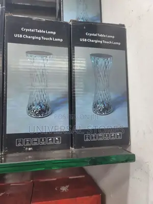 Crystal Table Lamp, USB Charging Lamp