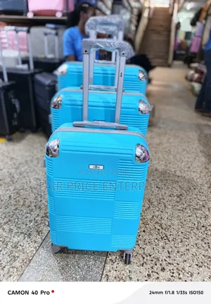 Exotic Plastic Suitcases / Full Set 3pcs in 1 Set