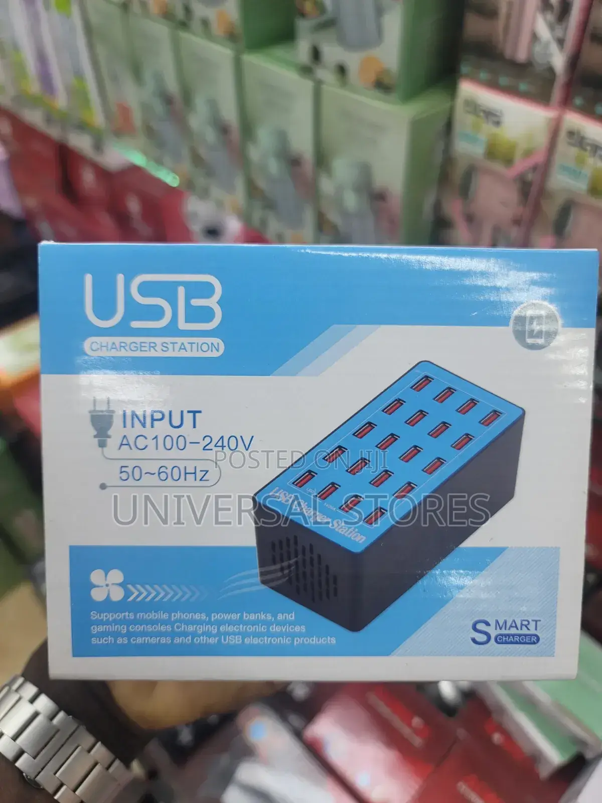 20 Port USB Charger Station