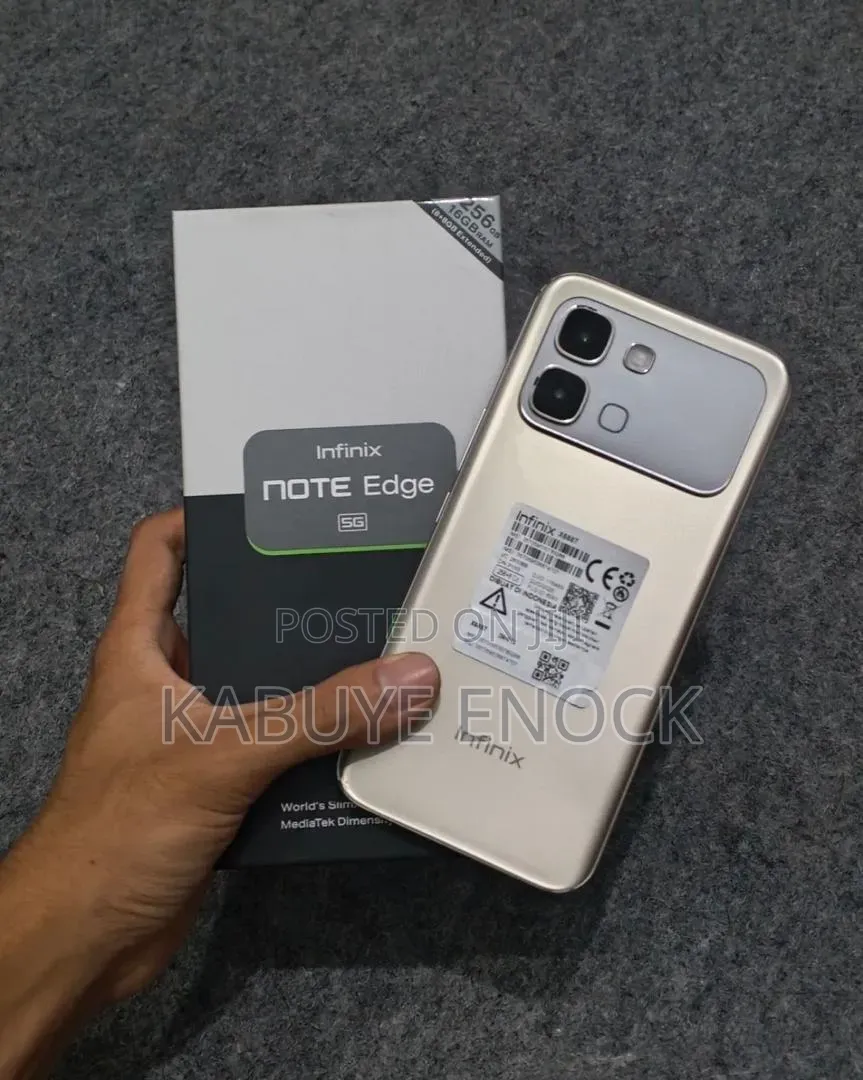 New Infinix Note Edge 256 GB Gold