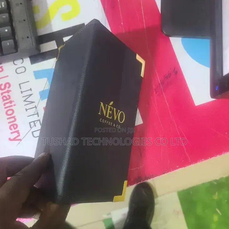 Branded Menu Bill Folder / Holder, Leather Money / Change Presenter