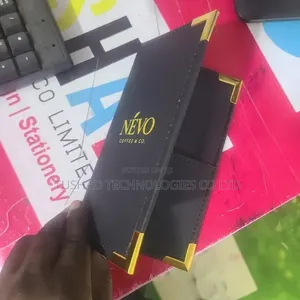 Branded Menu Bill Folder / Holder, Leather Money / Change Presenter
