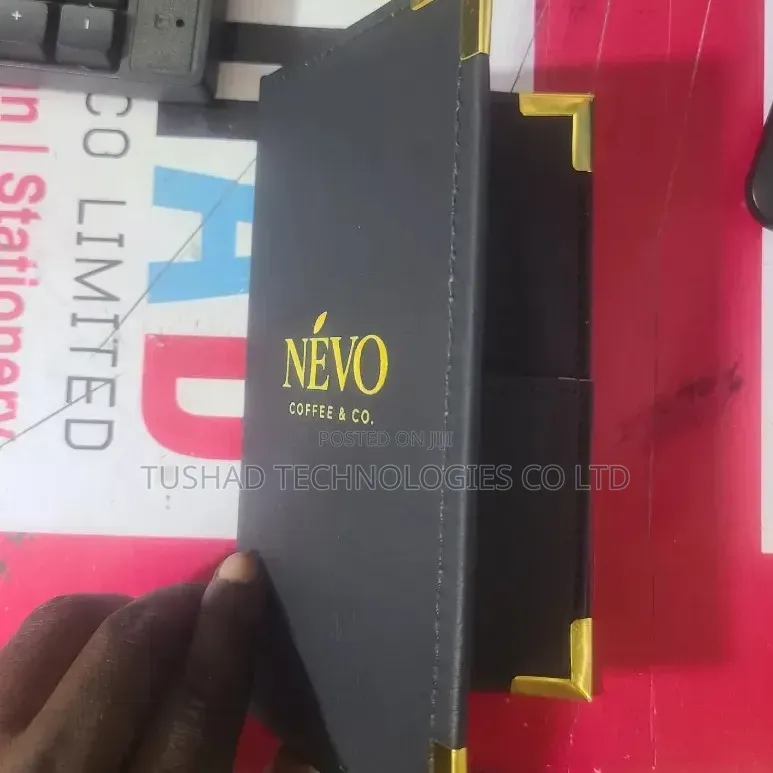Branded Menu Bill Folder / Holder, Leather Money / Change Presenter