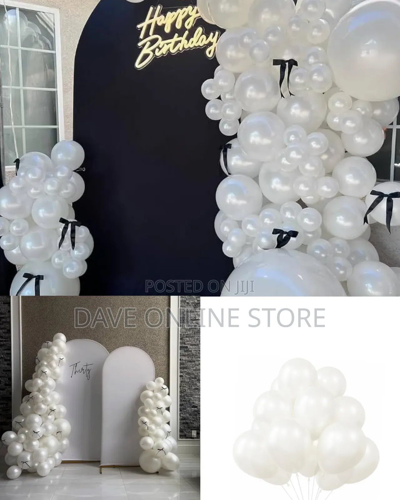 12 Inch
White Ivory 100 Pieces Matte Balloons