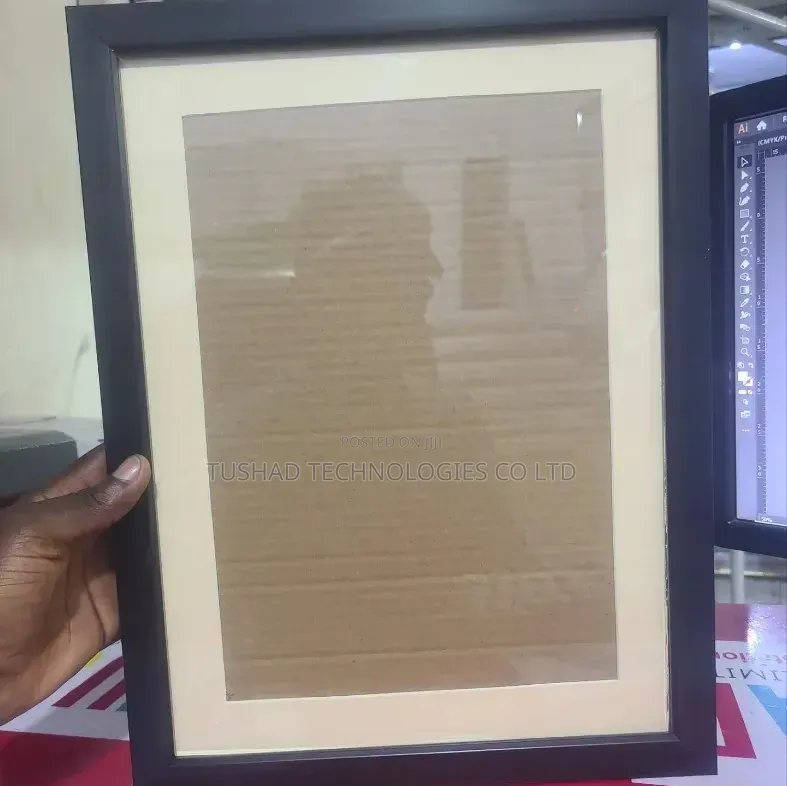 Printed Certificate / Document / Photo Frames A4 A3 A2, Wood Flames