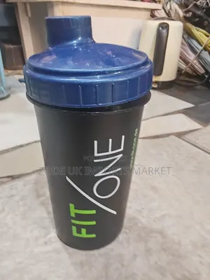 Gym Supplements and Water Bottle