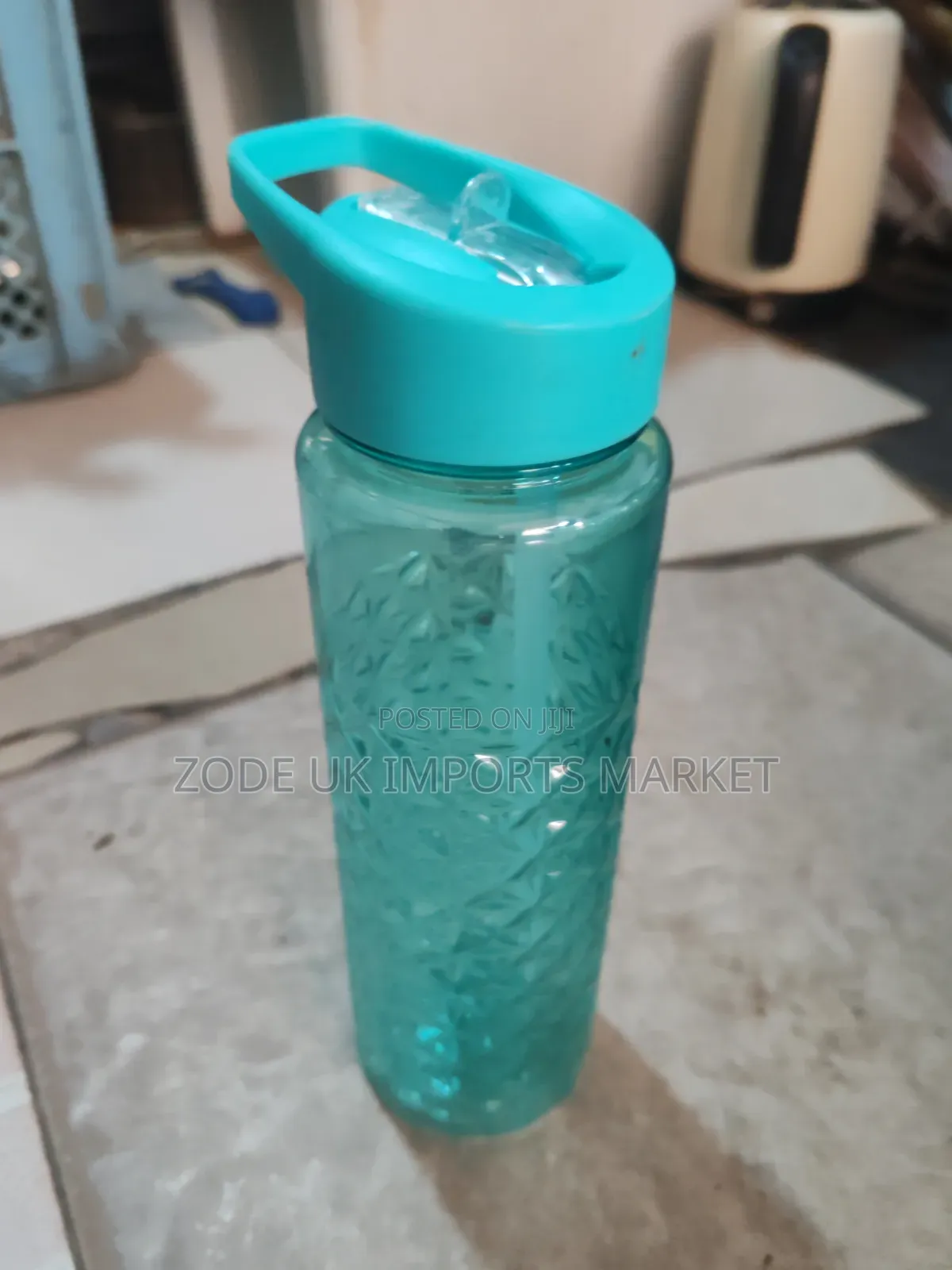 Gym Supplements and Water Bottle