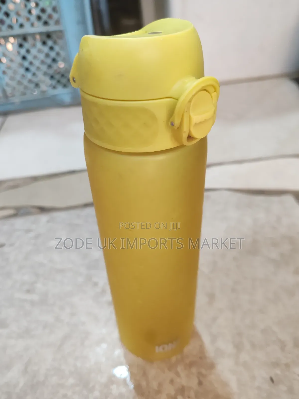 Gym Supplements and Water Bottle