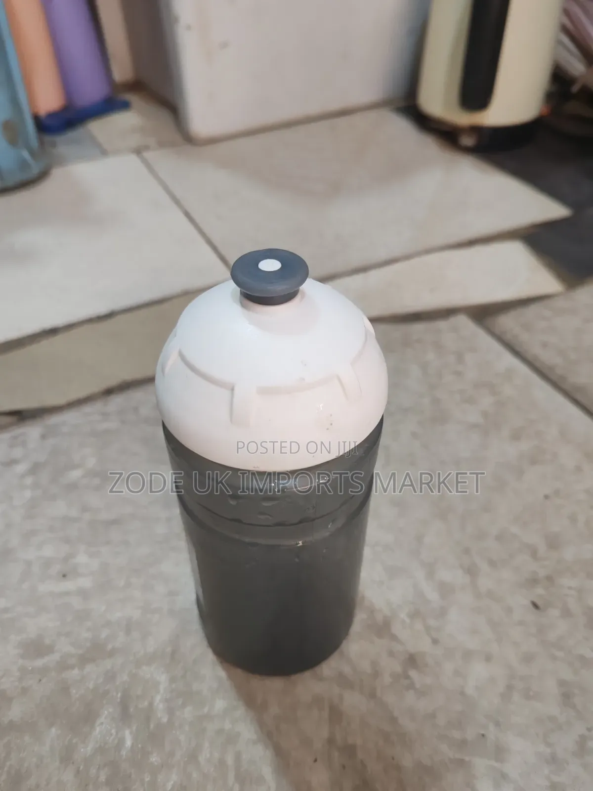 Gym Supplements and Water Bottle