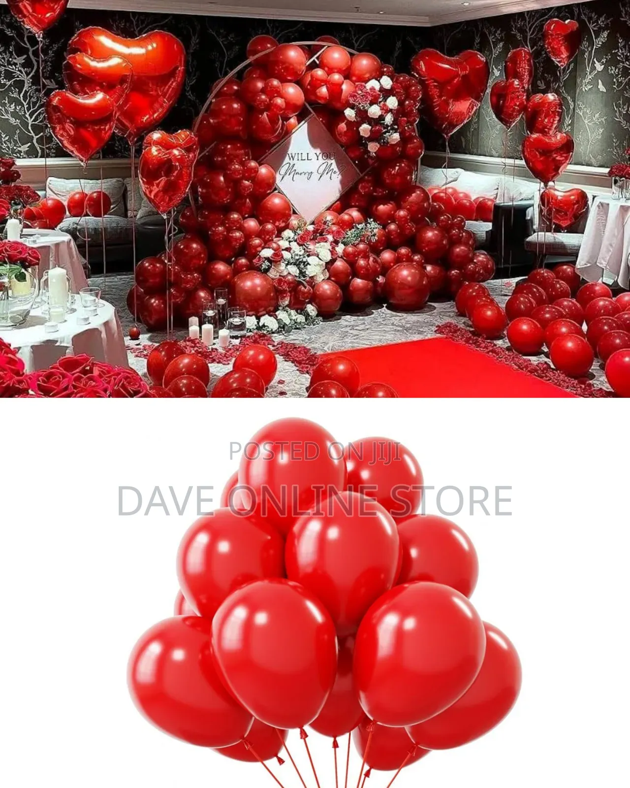 12 Inch 100 Pieces Red Balloons