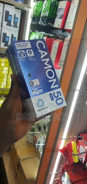 New Tecno Camon 50 Pro 256 GB Black