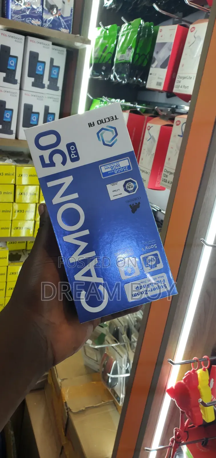 New Tecno Camon 50 Pro 256 GB Black