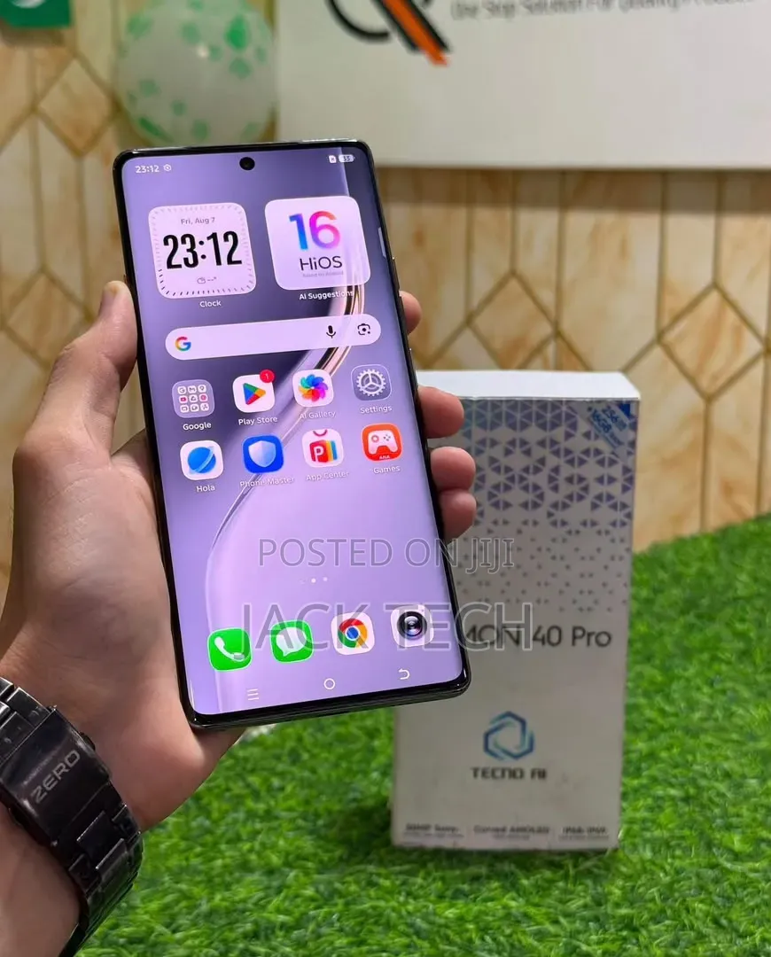 New Tecno Camon 40 Pro 5G 256 GB Black